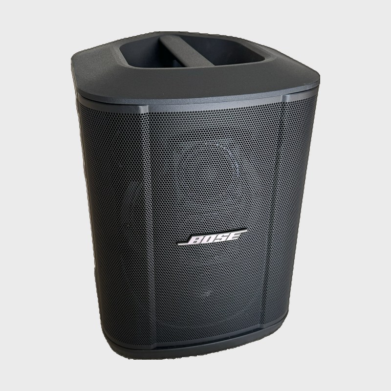 Bose S1 Pro+ portable PA speaker for hire – front view 1 | Itchenor Sound