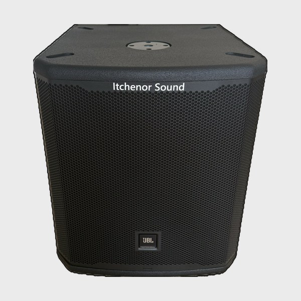 JBL PRX915XLF active subwoofer for hire – front view | Itchenor Sound